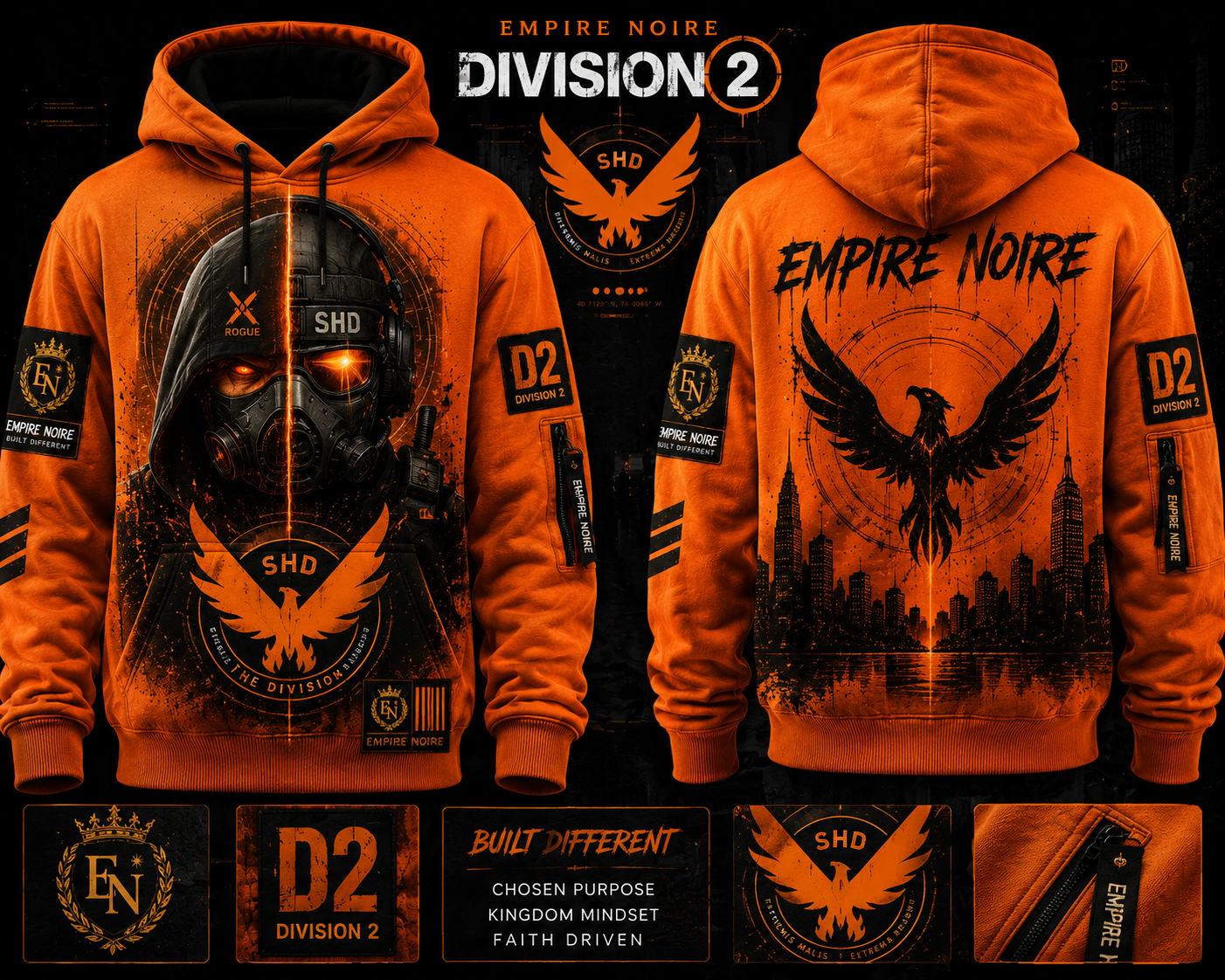 Division collection hoodie