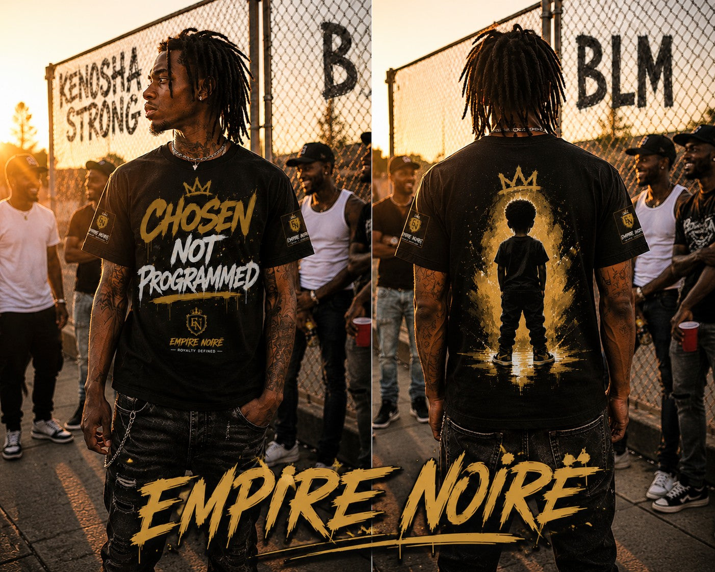 Empire Noirë “Chosen Not Programmed” official shirt