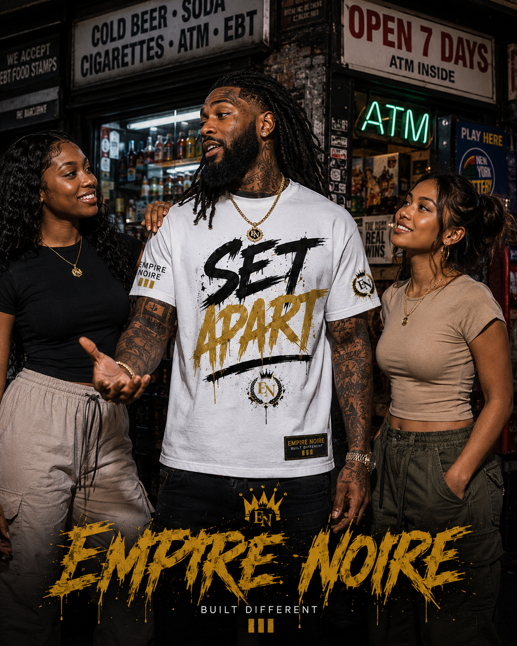 SET APART TEE — EMPIRE NOIRË