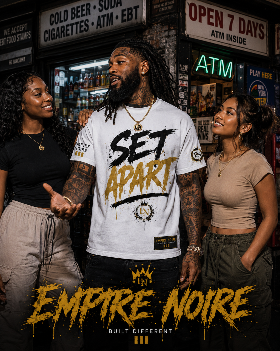 SET APART TEE — EMPIRE NOIRË
