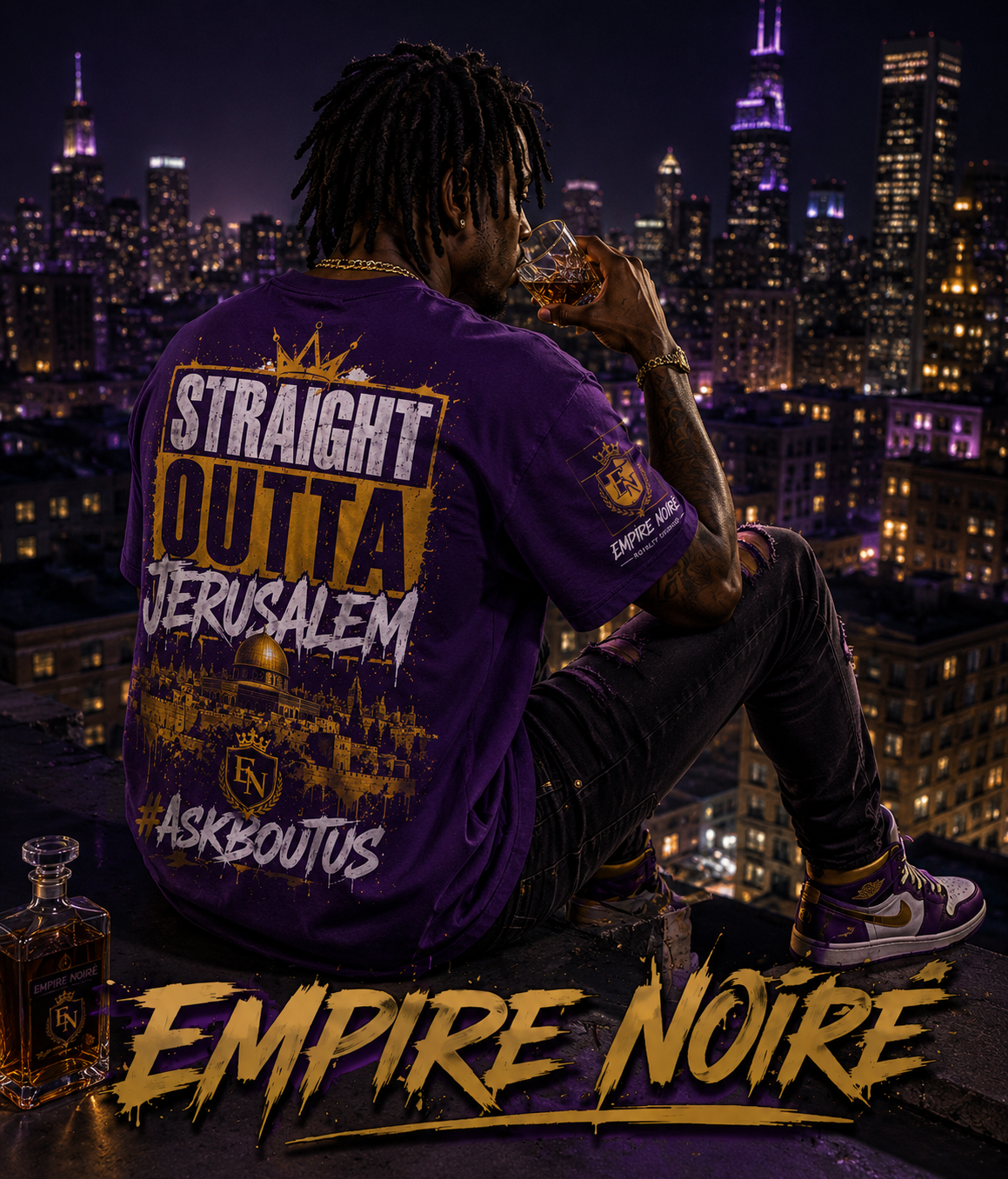 Empire Noirë “Straight Outta Jerusalem” Signature Tee