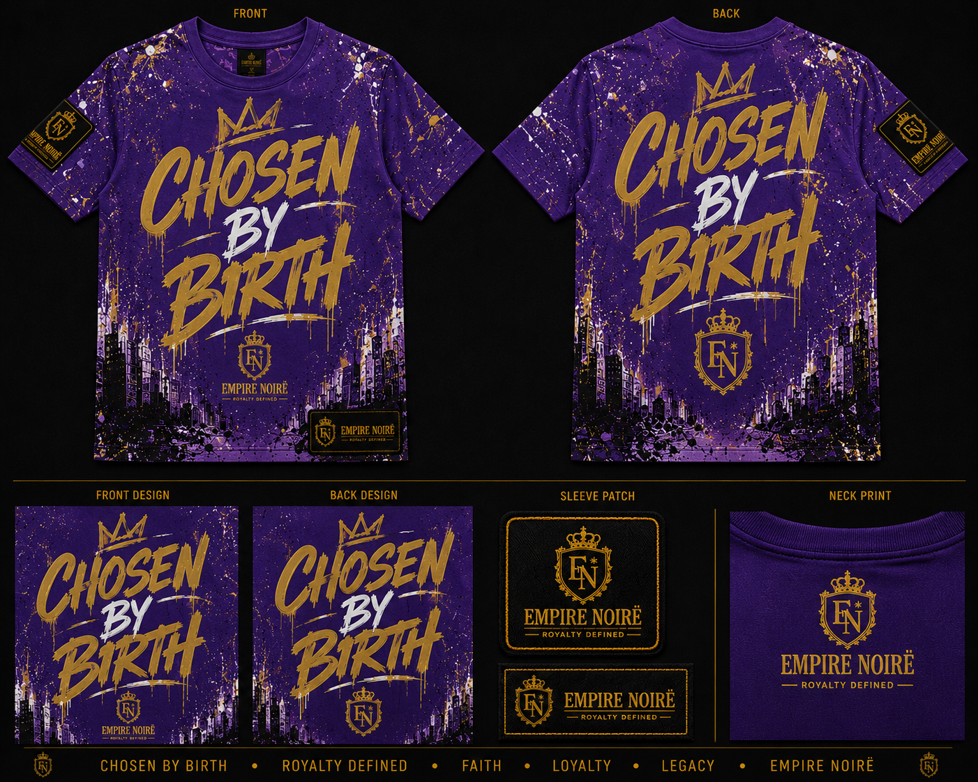 Empire Noirë “Chosen By Birth” Signature Tee