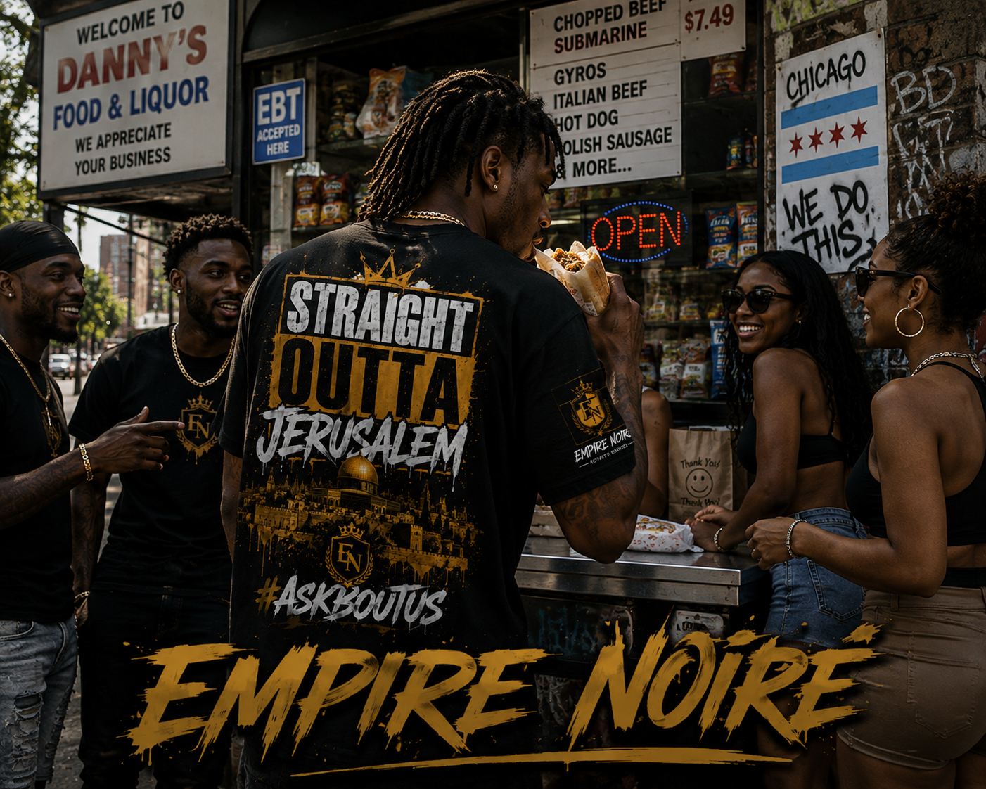 Empire Noirë “Straight Outta Jerusalem” Signature Tee