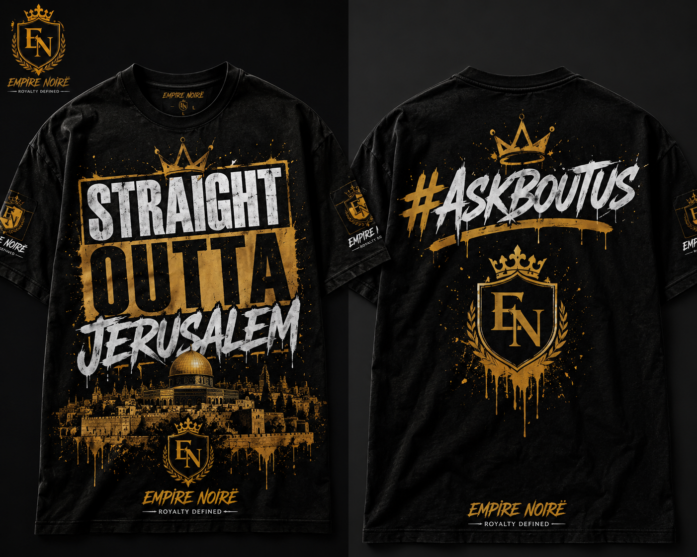 Empire Noirë “Straight Outta Jerusalem” Signature Tee