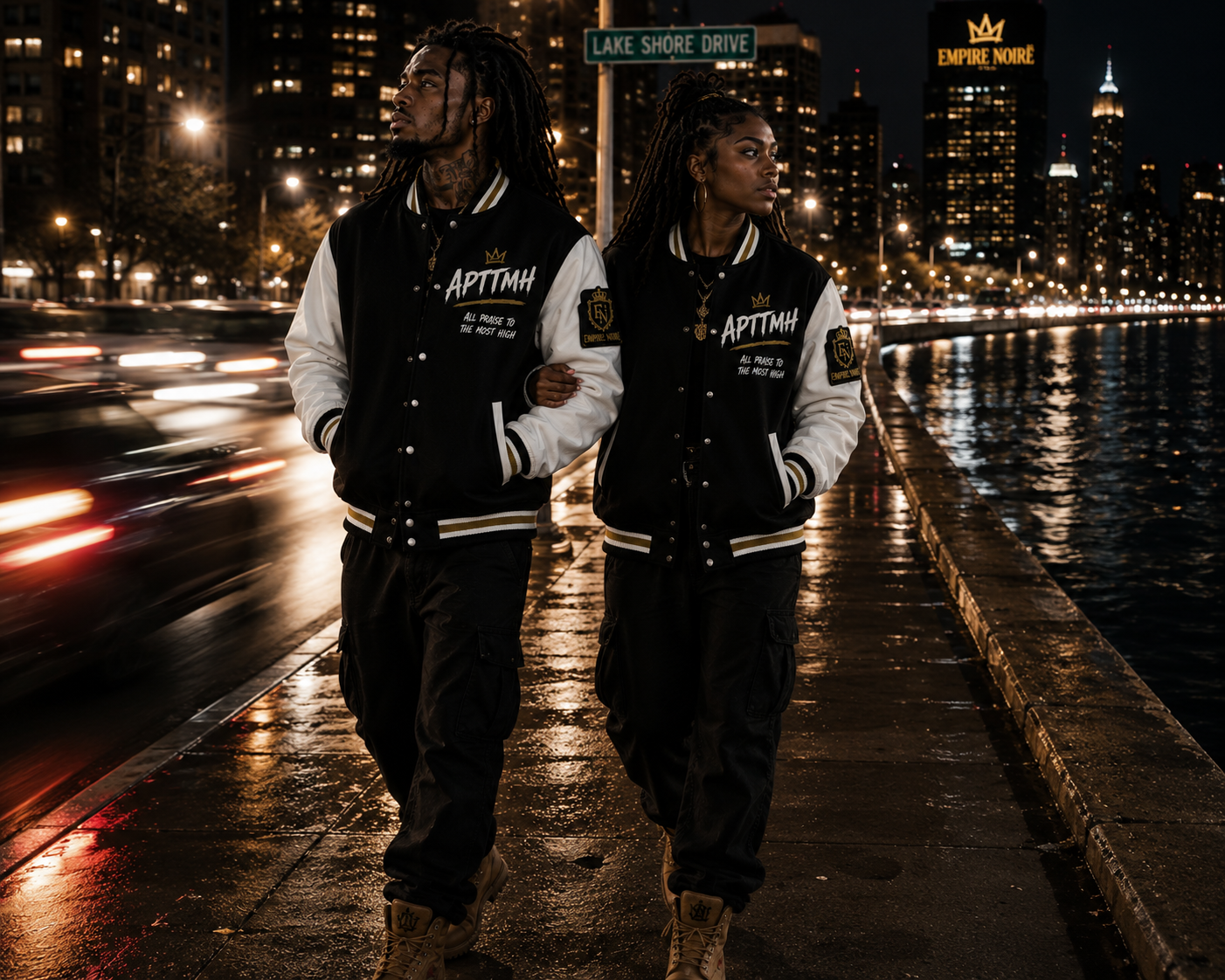 Empire Noirë Varsity Jacket